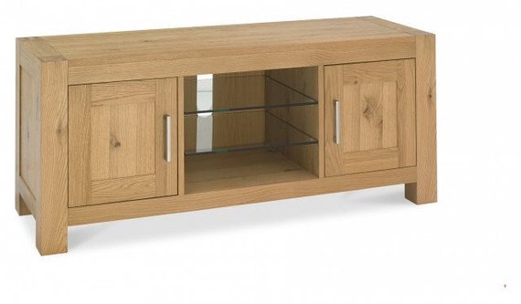 Turin Light Oak Entertainment Unit