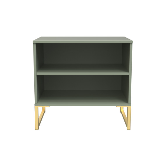 Diego Double Open Bedside Cabinet (Diego) in Reed Green