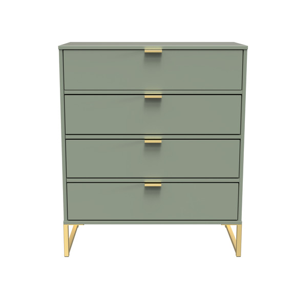 Diego 4 Drawer Chest (Diego) in Reed Green