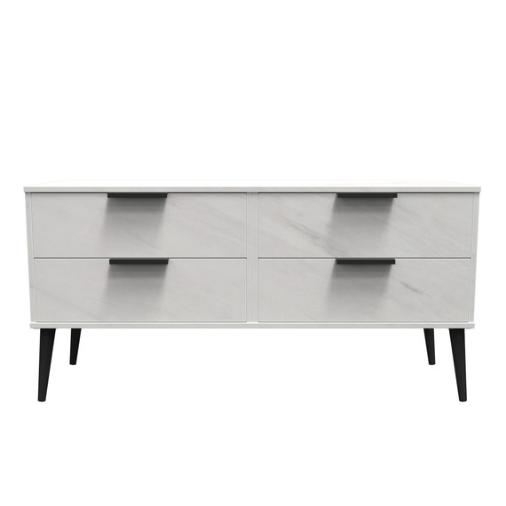 Hong Kong (Black Legs) 4 Drawer Bed Box in Marble