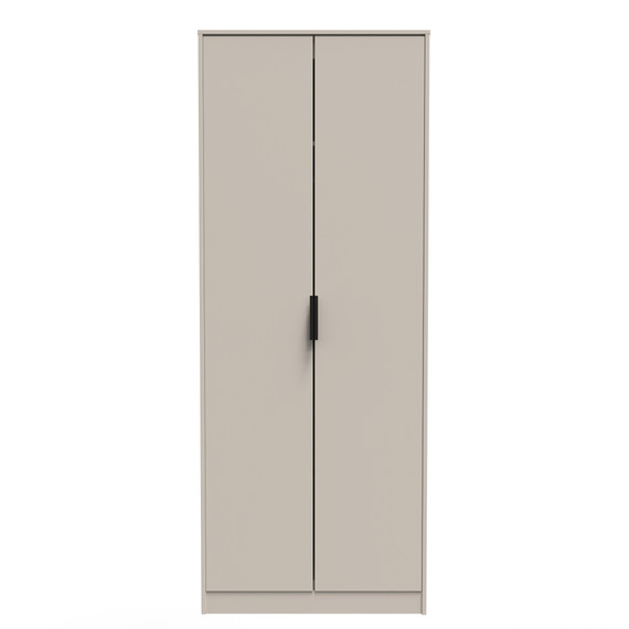 Hong Kong (Black Legs) Tall Plain Wardrobe in Kashmir Matt