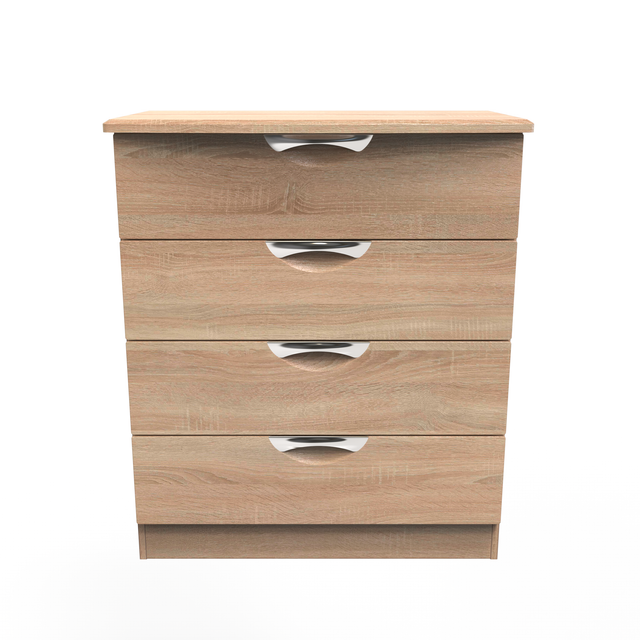 Camden 4 Drawer Chest in Bardolino Oak