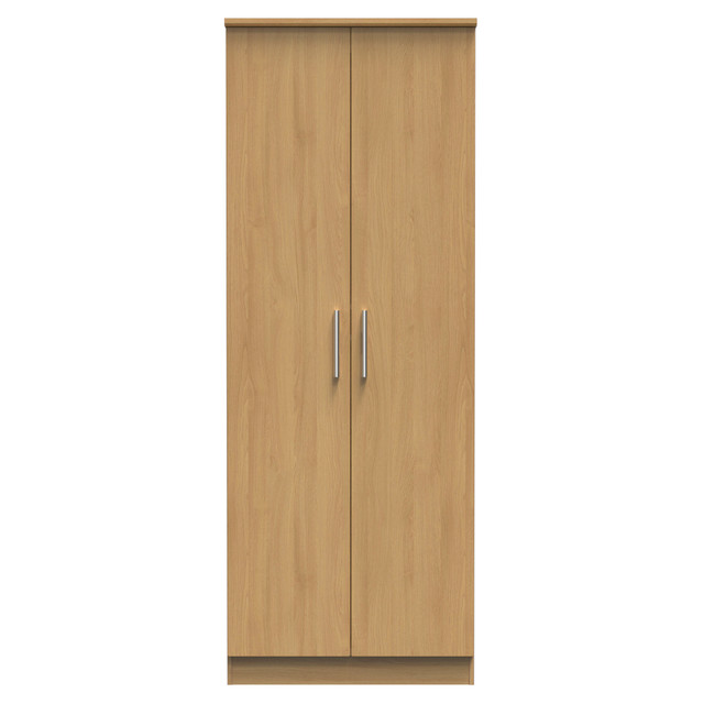 Knightsbridge Tall Double Hanging Wardrobe in Modern Oak