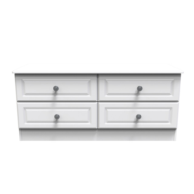 Pembroke 4 Drawer Bed Box in White Matt