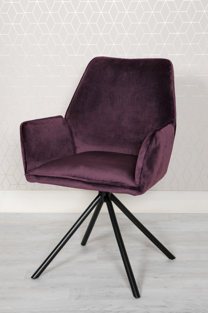 Uno Dining Chair - Mulberry (Pair)