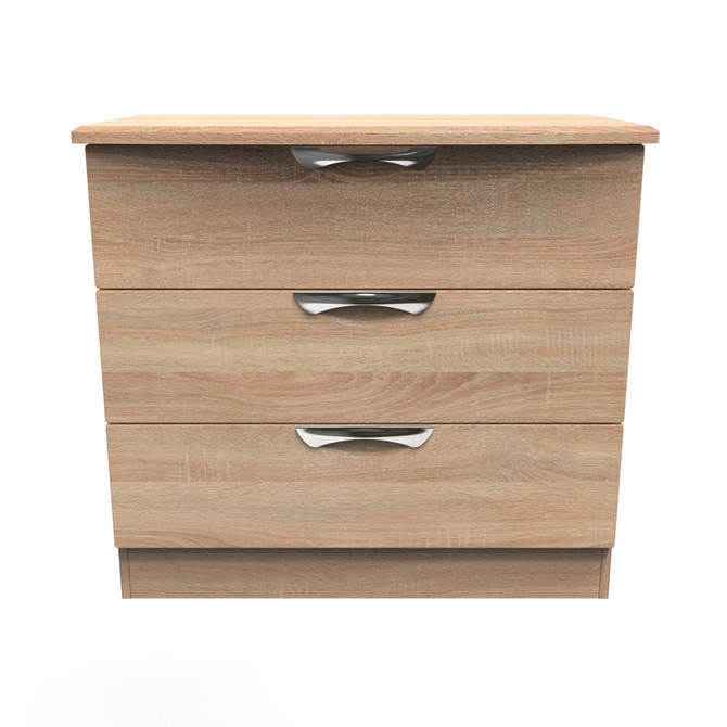 Camden 3 Drawer Chest in Bardolino Oak