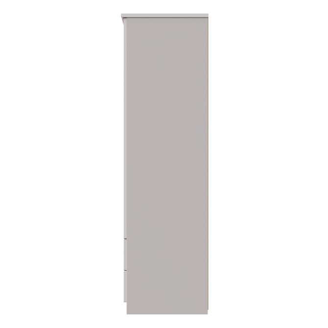 Camden Triple 2 Drawer Mirror + Drawer Wardrobe in Kashmir Gloss & Kashmir