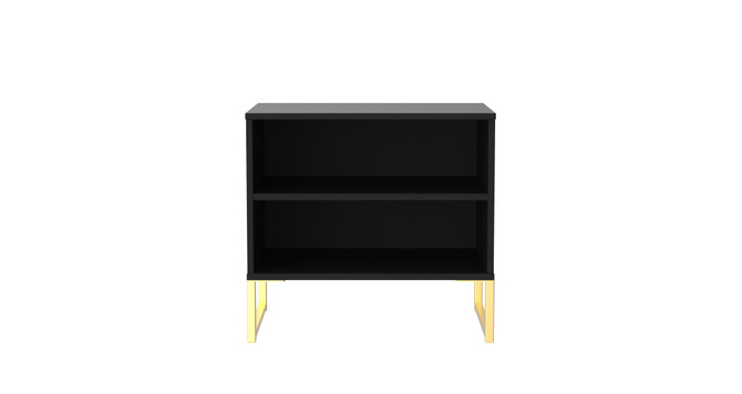Diego Double Open Bedside Cabinet (Diego) in Black Matt