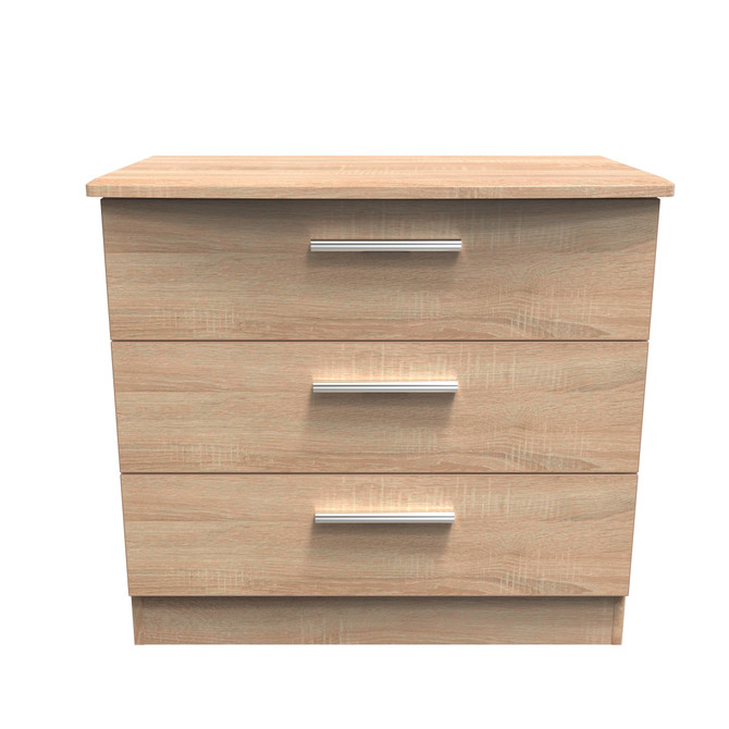 Knightsbridge 3 Drawer Chest in Bardolino Oak