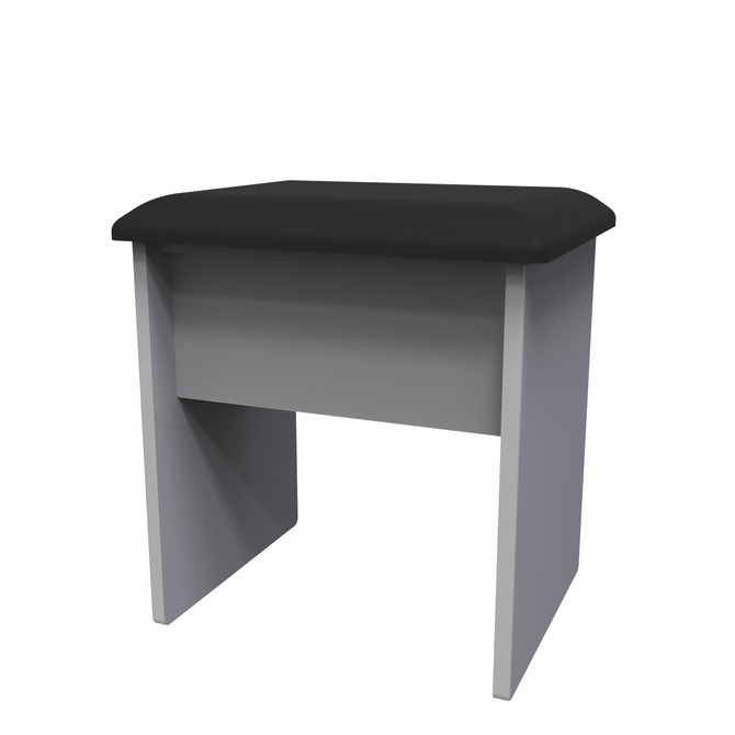 Knightsbridge Stool in Grey Matt