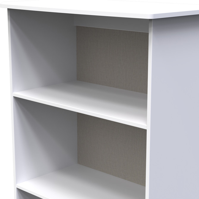 Knightsbridge Bookcase in White Matt