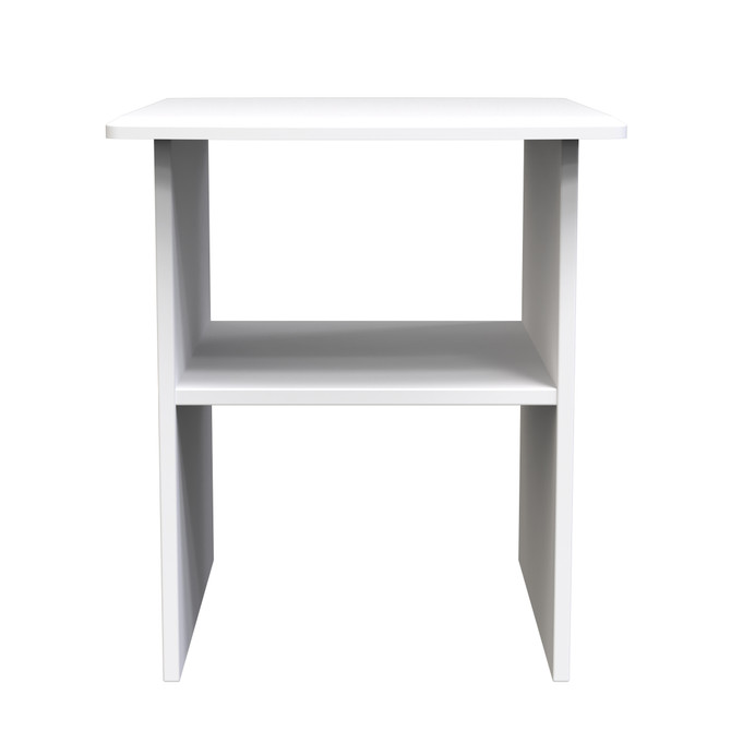 Knightsbridge Lamp Table in White Matt