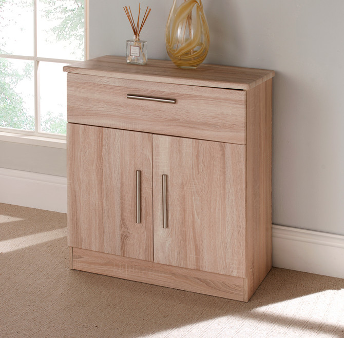 Knightsbridge Bottom Drawer Lamp Table in Bardolino Oak
