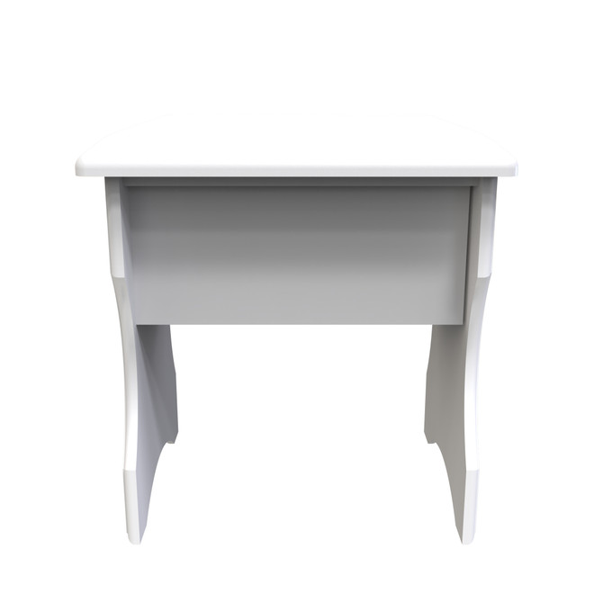Pembroke Stool in White Matt