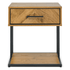 Riva Rustic Oak 1 Drawer Nightstand