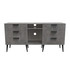 Hong Kong 6 Drawer TV Unit with legs in Pewter