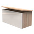 Knightsbridge Blanket Box in Kashmir Gloss & Bardolino Oak