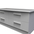 Knightsbridge 4 Drawer Bed Box in Grey Matt