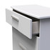 Knightsbridge 4 Drawer Deep Chest in Grey Matt