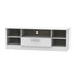 Knightsbridge Wide open TV unit in Grey Matt