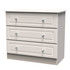 Balmoral 3 Drawer Chest in Kashmir Gloss & Kashmir