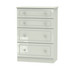 Balmoral 4 Drawer Deep Chest in Kashmir Gloss & Kashmir