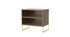 Diego Double Open Bedside Cabinet (Diego) in Carini Walnut