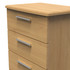 Knightsbridge 4 Drawer Midi Chest in Modern Oak