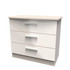 Knightsbridge 3 Drawer Chest in Kashmir Gloss & Kashmir