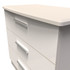 Knightsbridge 3 Drawer Chest in Kashmir Gloss & Kashmir