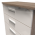 Knightsbridge 5 Drawer Chest in Kashmir Gloss & Darkolino