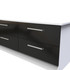 Knightsbridge 4 Drawer Bed Box in Black Gloss & White