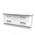 Knightsbridge 4 Drawer Bed Box in White Gloss