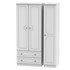 Pembroke Triple 2 Drawer Wardrobe in White Matt