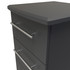 Sherwood 3 Drawer Bedside Cabinet in Graphite