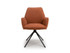 Uno Dining Chair - Rust Boucle (Pair)