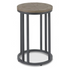 Chevron Weathered Ash Side Table