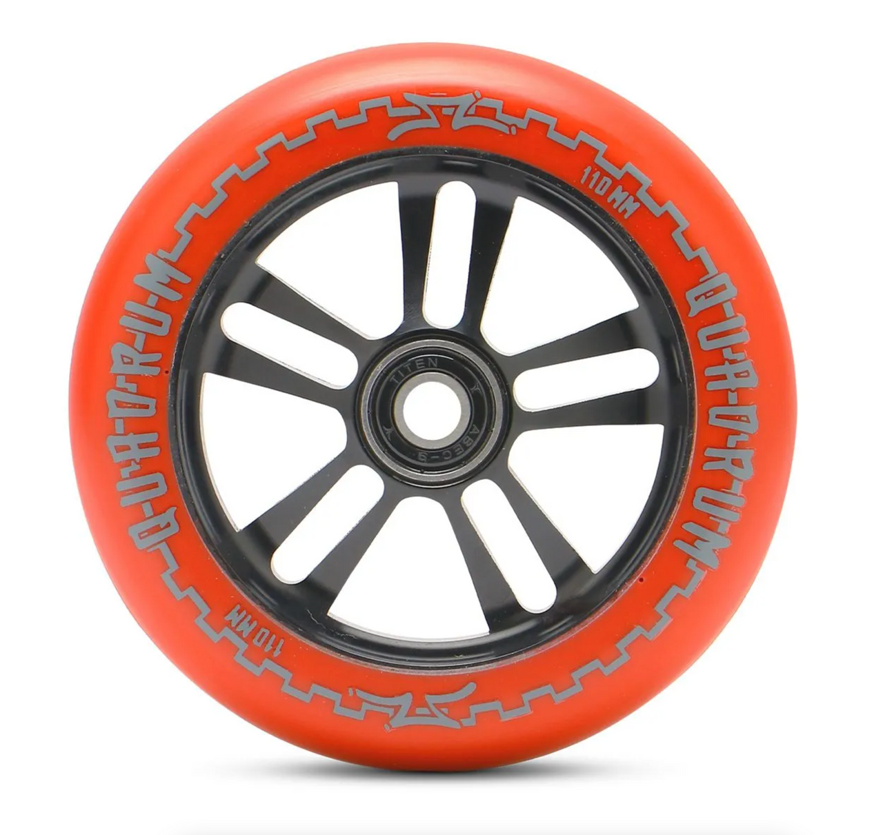 global Forebyggelse forbrug AO Quadrum Pro Scooter Wheels 110mm - Red (pair)
