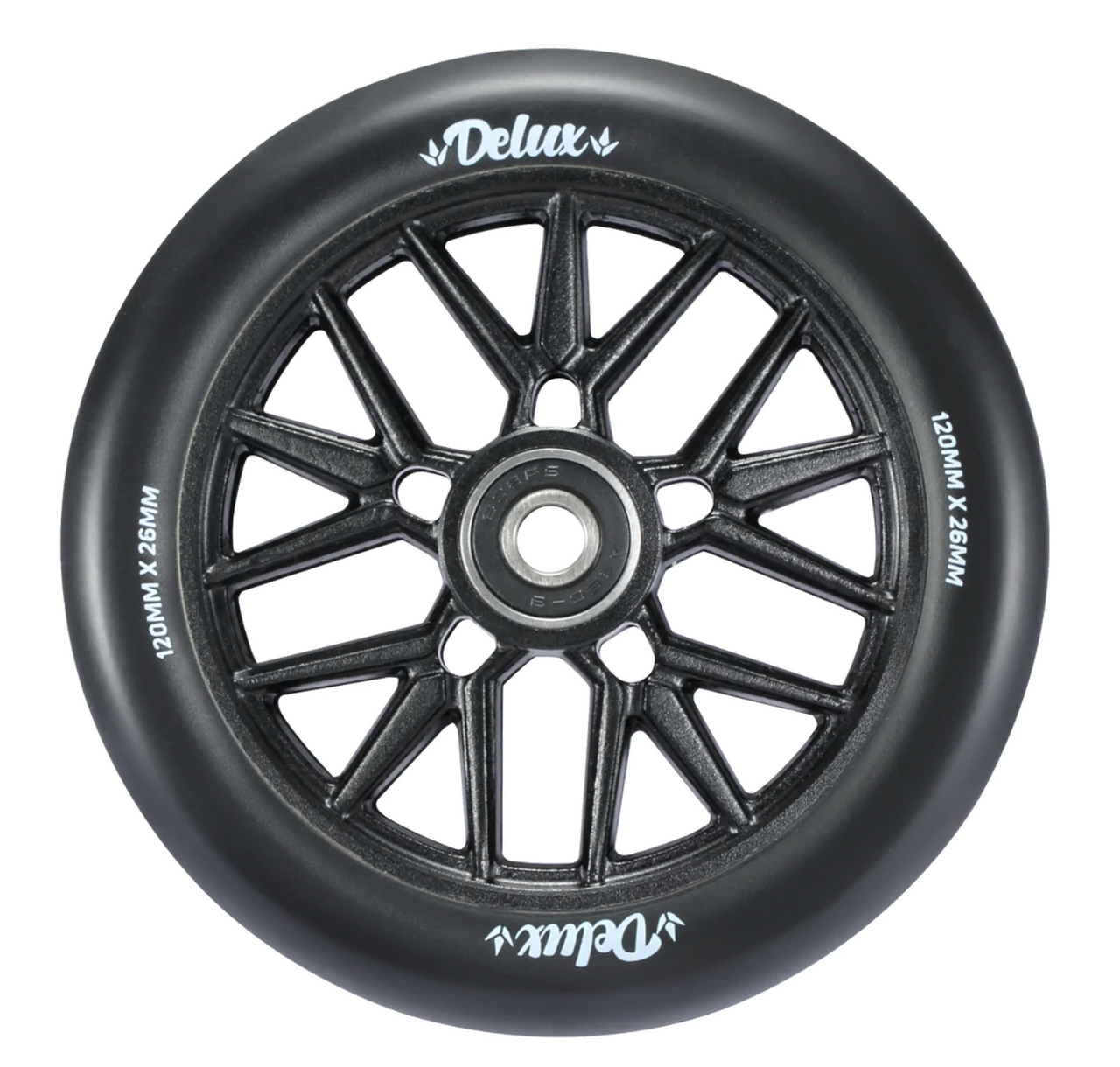 Envy Delux (pair) Wheels 120mm Black