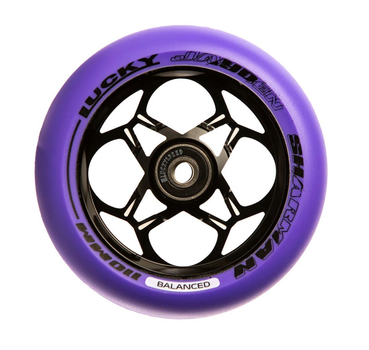 Lucky Jayden Sharman (pair) V3 Quatro Wheels - 110mm - Purple