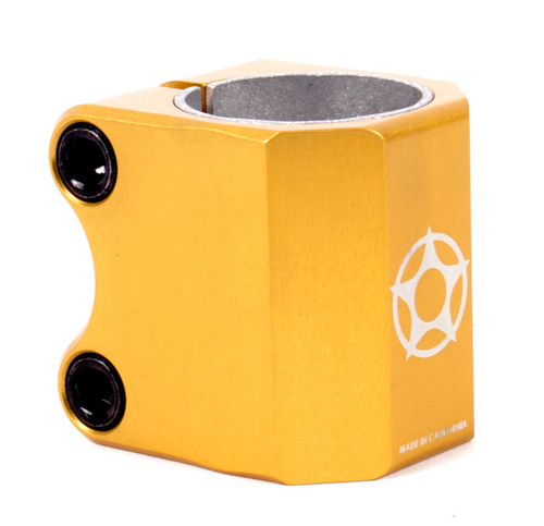 Proto Half Knuckle V2 Clamp (oversized with shim)-Gold 
Kryptic Pro Scooters Proto Half Knuckle V2 Clamp (oversized with shim)-Gold 
Kryptic Pro Scooters