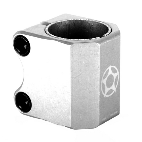 Proto Half Knuckle V2 Clamp (oversized with shim)-Silver 
Kryptic Pro Scooters Proto Half Knuckle V2 Clamp (oversized with shim)-Silver 
Kryptic Pro Scooters