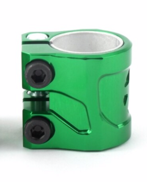 Addict Shield 2 Bolt Clamp - Green (with shim) 
Kryptic Pro Scooters Addict Shield 2 Bolt Clamp - Green (with shim) 
Kryptic Pro Scooters