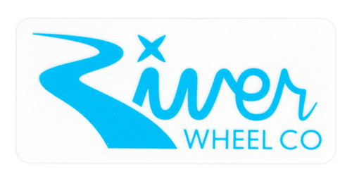 River Wheel Co. Rectangle Sticker  River Wheel Co. Rectangle Sticker