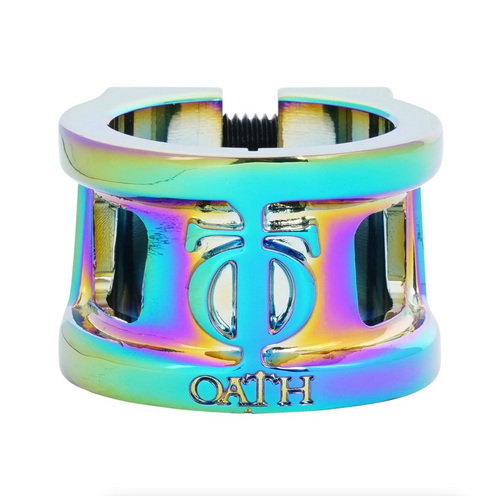Oath Cage V2 Alloy 2 Bolt Clamp - Neo Chrome