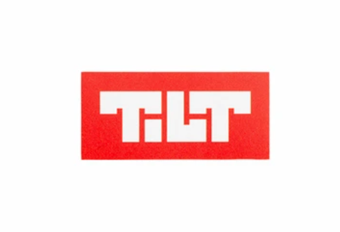 Tilt Block Logo Shop Sticker