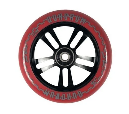 AO Quadrum Pro Scooter Wheels 110mm - Red (pair)