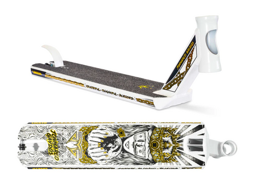 Lucky JonMarco V4 Sig. Deck 19.5 x 4.5 - White Lucky JonMarco V4 Sig. Deck 19.5 x 4.5 - White