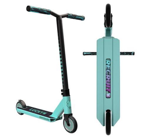 Lucky Recruit Mini Pro Scooter Complete - Motion Teal (for very young riders) Lucky Recruit Mini Pro Scooter Complete - Motion Teal (for very young riders)