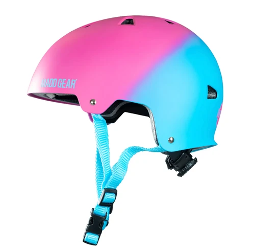 Madd Gear Certified EPS Helmet - Pink/Blue